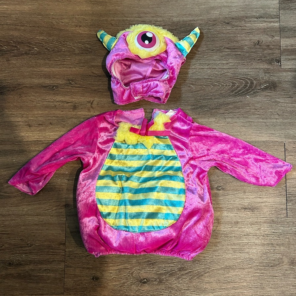 Pink Monster Costume 6-12 mo